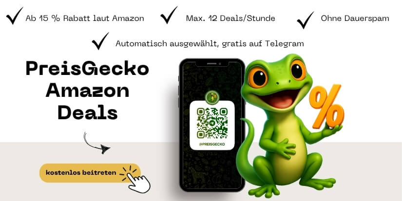 PreisGecko Amazon Deals Angebote Telegram Kanal Amazon Deals Telegram: PreisGecko Kanal mit Angeboten ab 15 Prozent Rabatt