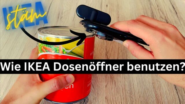 Wie IKEA Dosenöffner benutzen?ð¥«STÄM Dosenöffner Anleitung! Wie benutzt man einen IKEA STÄM Dosenöffner? Da die Anleitung schwer nachvollziehbar ist, zeige ich dir im Video, wie du diesen IKEA Dosenöffner richtig benutzen kannst ðð» Film ab ð¥ https://youtu.be/GI5sbzy97Go

#ikea #dosenöffner #stäm #benutzen #anleitung #tutorial #wiebenutztmaneinendosenöffner #godlikenews #video #youtube